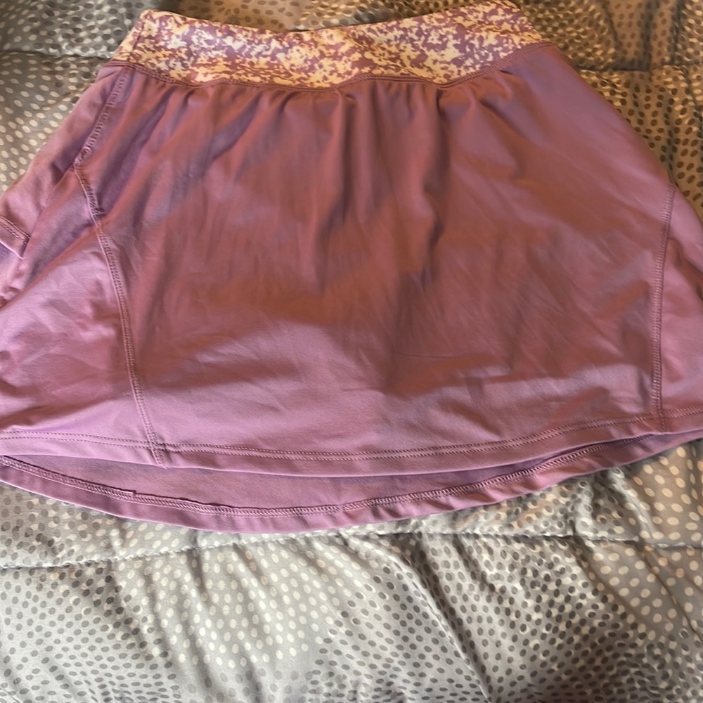 Purple polyester skirt for girls